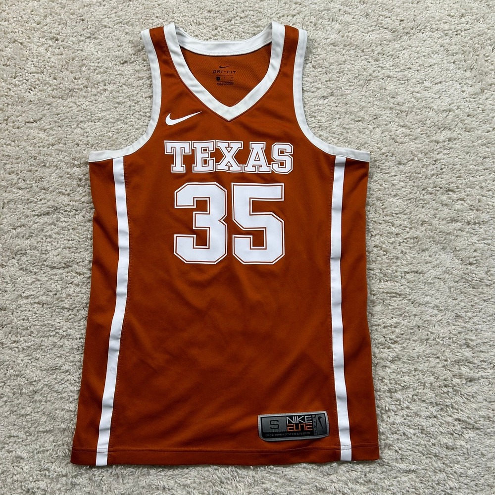 Nike Kevin Durant Texas Longhorns Basketball Jersey Small Orange  35 Elite Team